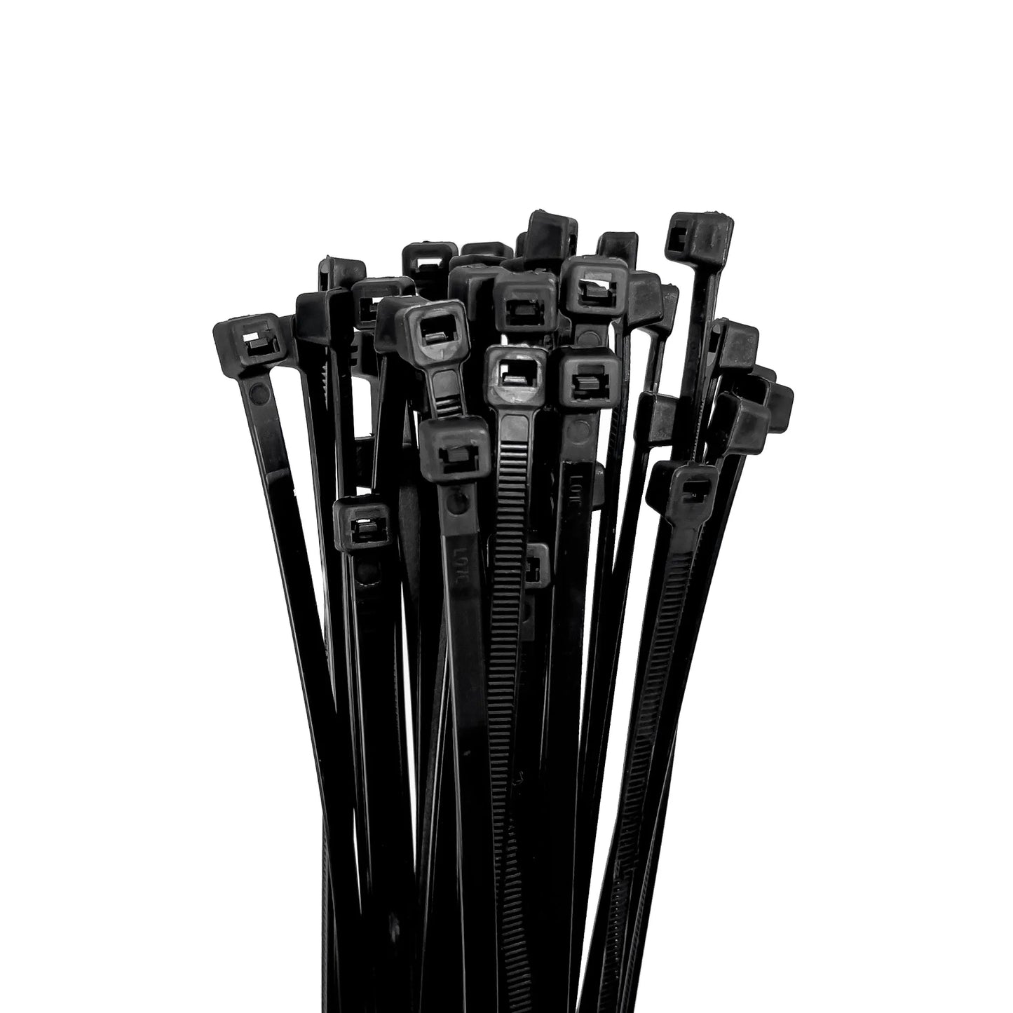 Bolsa de 100 Cinchos de Nylon. 21Ó 50LB Negro