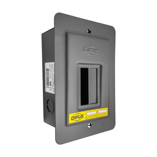 Centro de Carga 2 Polos Sobreponer