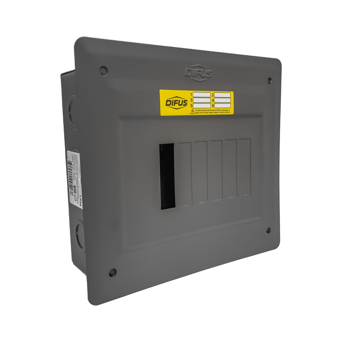 Centro de Carga 6 Polos Sobreponer