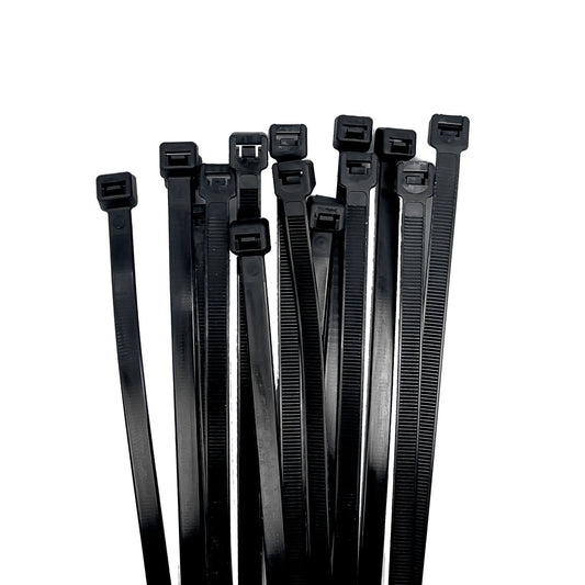 Bolsa de 100 Cinchos de Nylon. 28√ì 175LB Negro