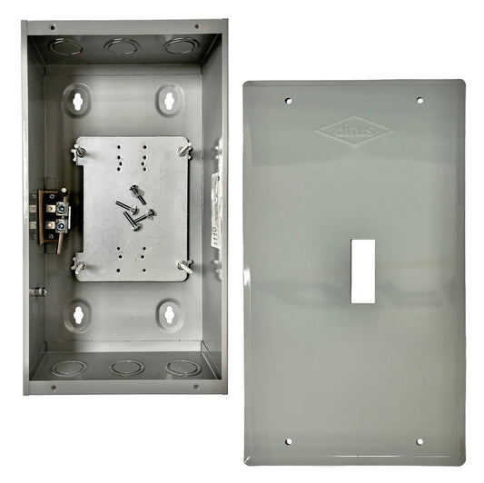 Centro de Carga 3 Polos Sobreponer