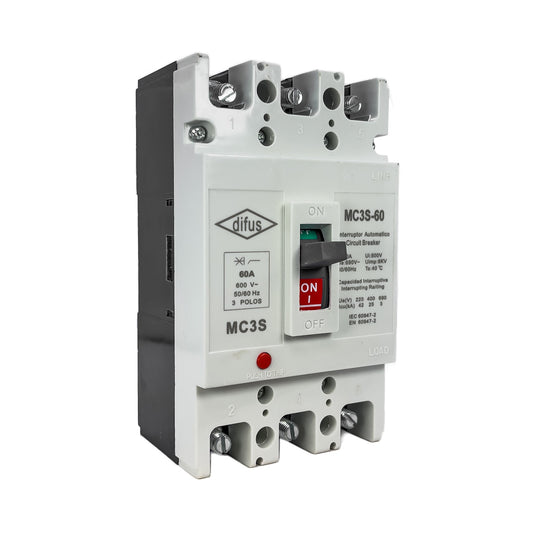 Interruptor Automático 63 A. 3 Polo