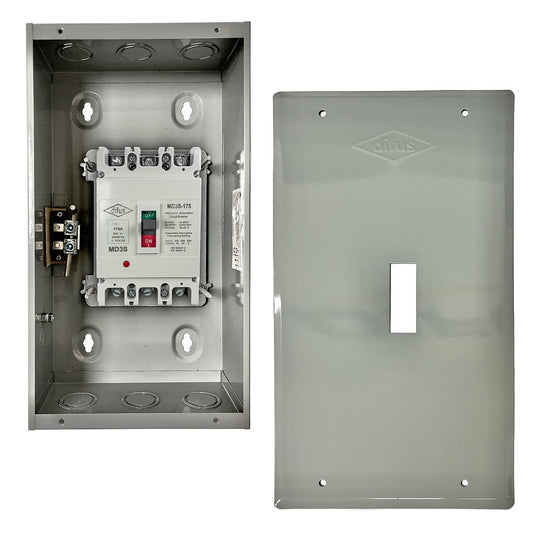 Gabinete con Interruptor Automático 3 Polos 150 A. de Empotrar