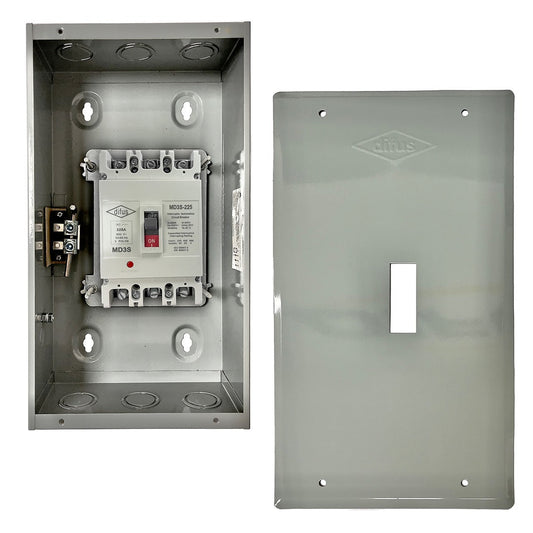Gabinete con Interruptor Automático 3 Polos 200 A. de Empotrar